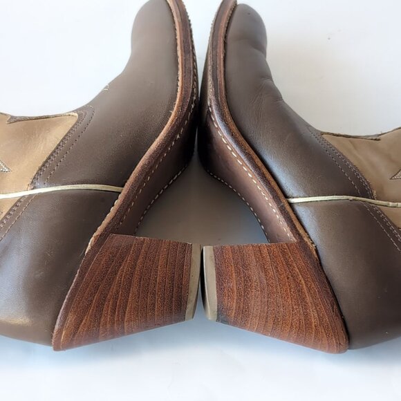 Vintage Acme Brown Leather Daisy Western Cowgirl Boots Size 6.5 M - Picture 13 of 13